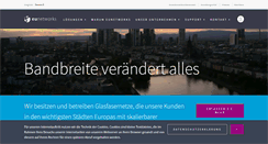 Desktop Screenshot of eunetworks.de