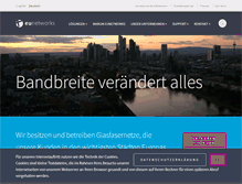 Tablet Screenshot of eunetworks.de