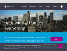 Tablet Screenshot of eunetworks.com